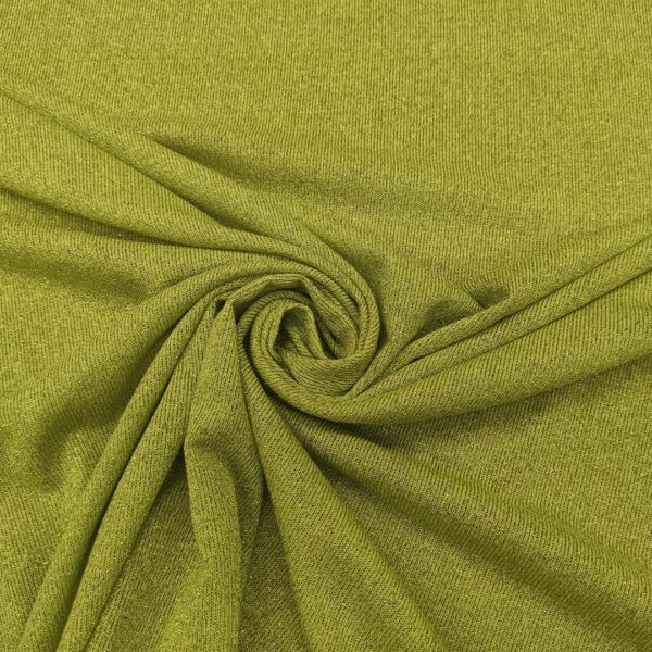 Tessuto Jersey lurex tinta unita verde acido