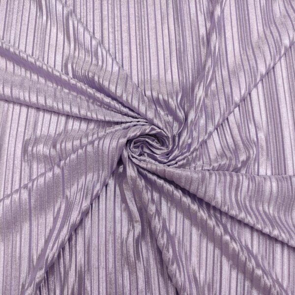 Tessuto Jersey plissè spalmato lilla