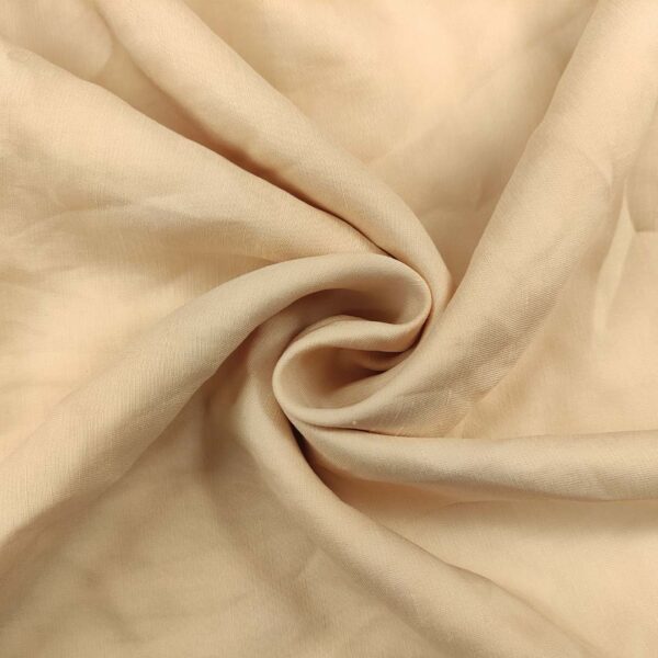 Tessuto Lino e Viscosa tinta unita avorio