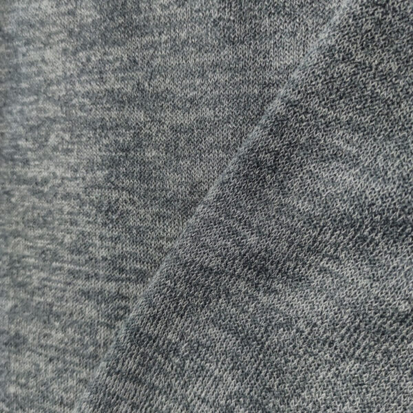 Tessuto Maglia Mano Lana Angoretta in tinta unita grigio topo