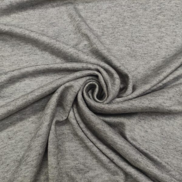Tessuto Maglia Mano Cashmere tinta unita grigio