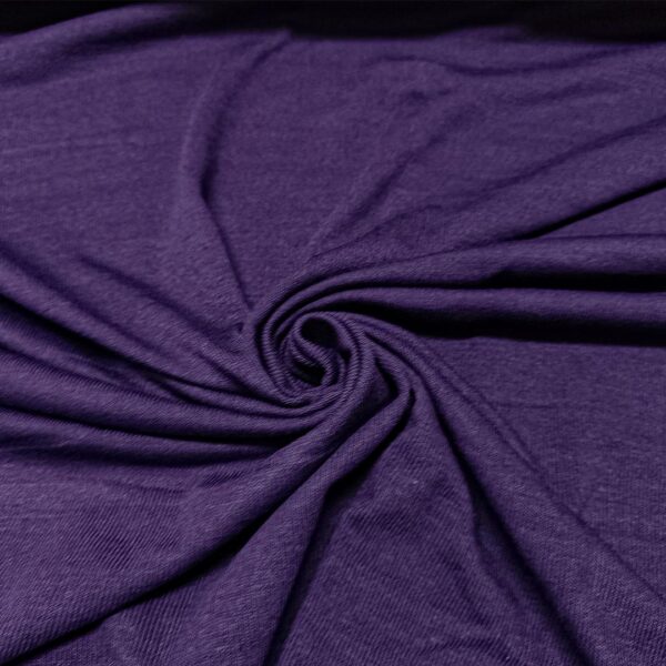 Tessuto Maglia Mano Lana in tinta unita viola