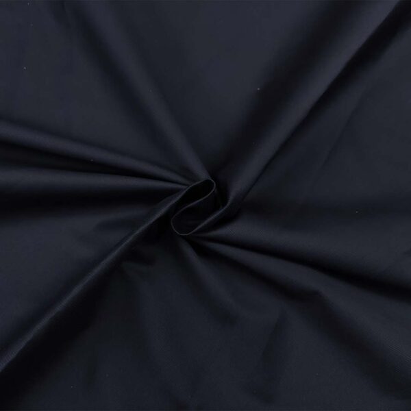 Tessuto Millerighe di cotone elasticizzato tinta unita blu notte