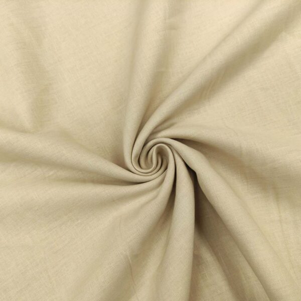 Tessuto Misto Lino in tinta unita avorio