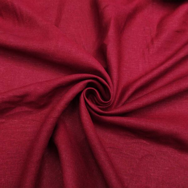 Tessuto Misto Lino in tinta unita porpora