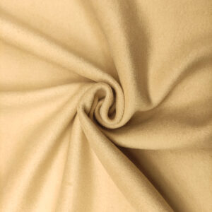 Tessuto per cappotto Panno a maglia già provvisto di tela termoadesiva tinta unita beige