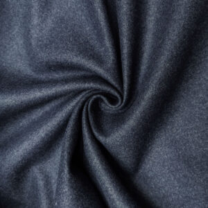 Tessuto per cappotto Panno tinta unita blu jeans