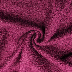 Tessuto per cappotto Bouclè tinta unita orchidea