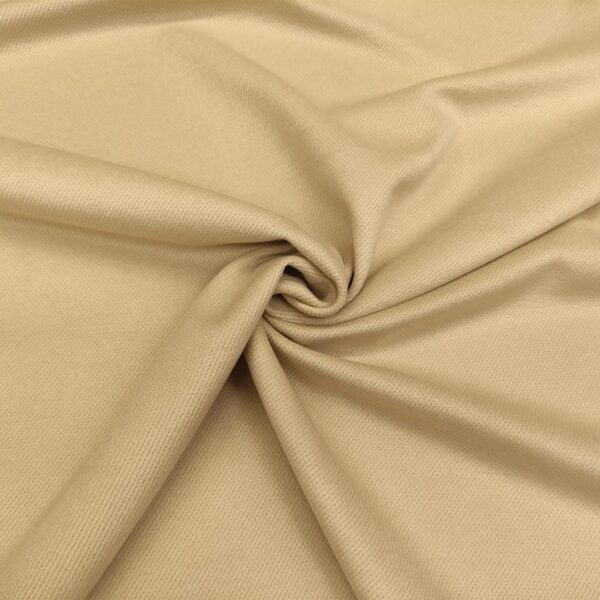 Tessuto per cappotto mano cashmere tinta unita panna