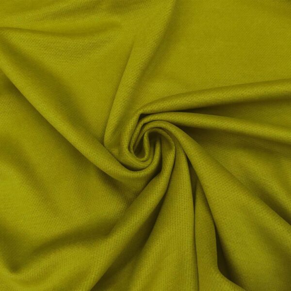 Tessuto per cappotto mano cashmere tinta unita verde acido