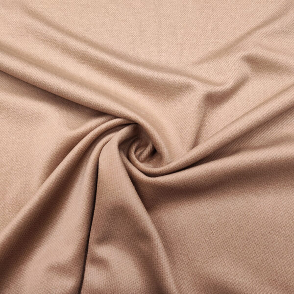 Tessuto per cappotto mano cashmere tinta unita cammello