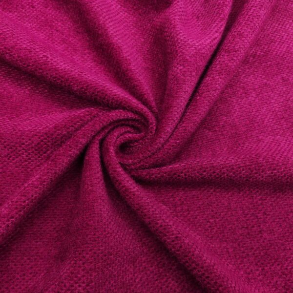 Tessuto per cappotto mano mohair tinta unita azalea