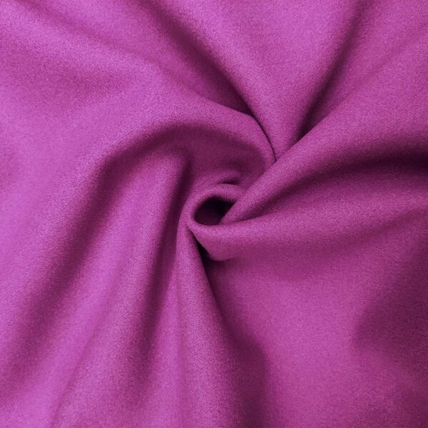Tessuto per cappotto Panno a maglia tinta unita orchidea