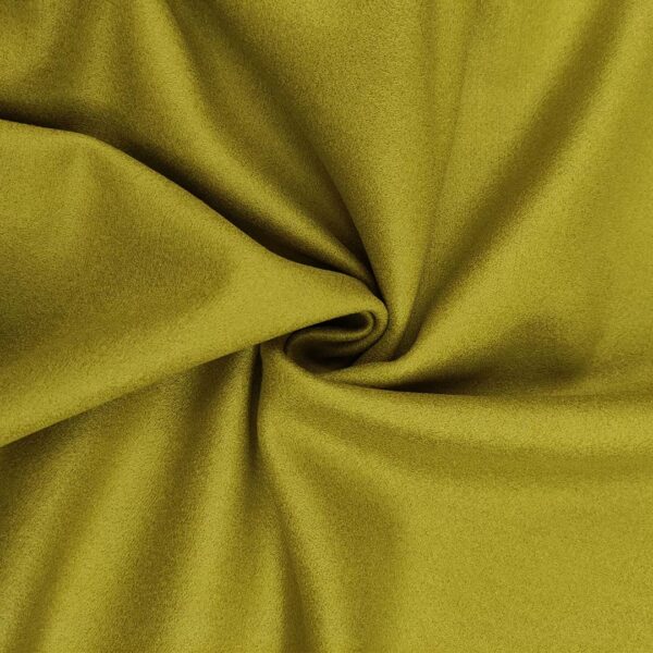 Tessuto per cappotto Panno a maglia tinta unita verde acido