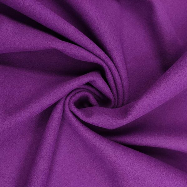 Tessuto per cappotto Panno a maglia tinta unita viola