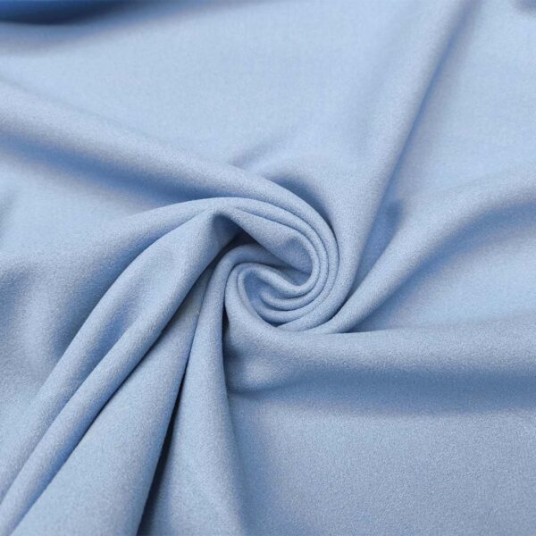 Tessuto per cappotto Panno a maglia tinta unita celeste
