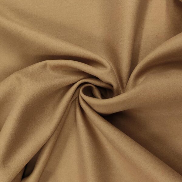 Tessuto per cappotto Panno tinta unita cammello