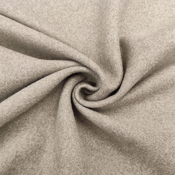 Tessuto per cappotto Panno tinta unita grigio