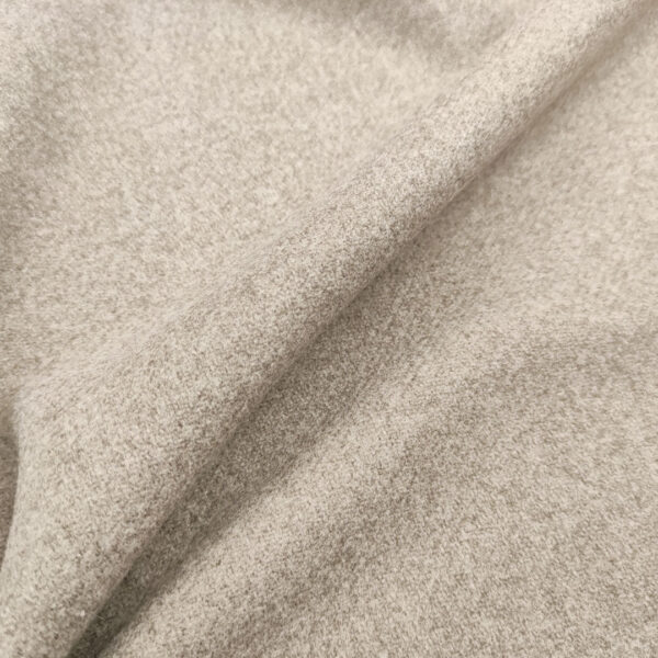 Tessuto per cappotto Panno tinta unita grigio