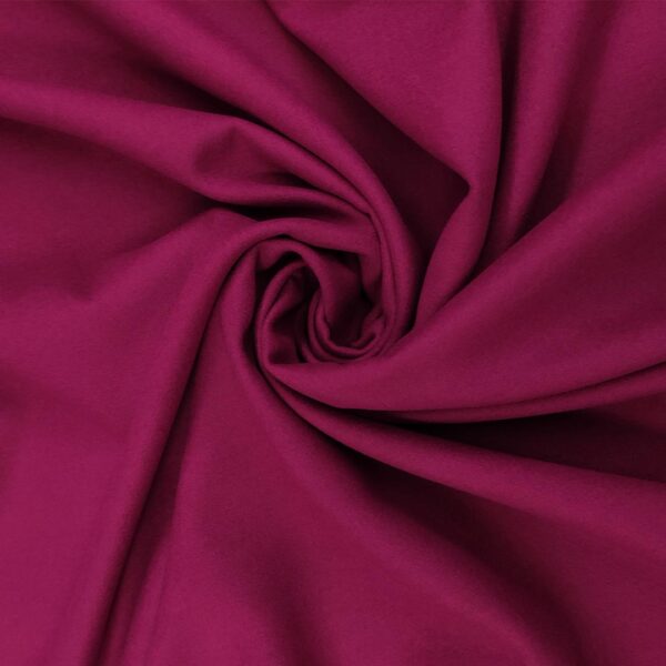 Tessuto per cappotto Panno tinta unita magenta