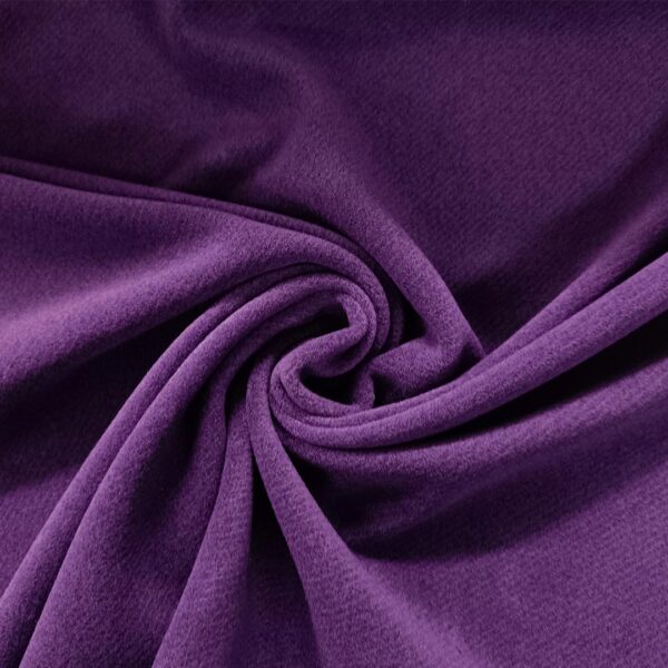 Tessuto per cappotto tinta unita viola