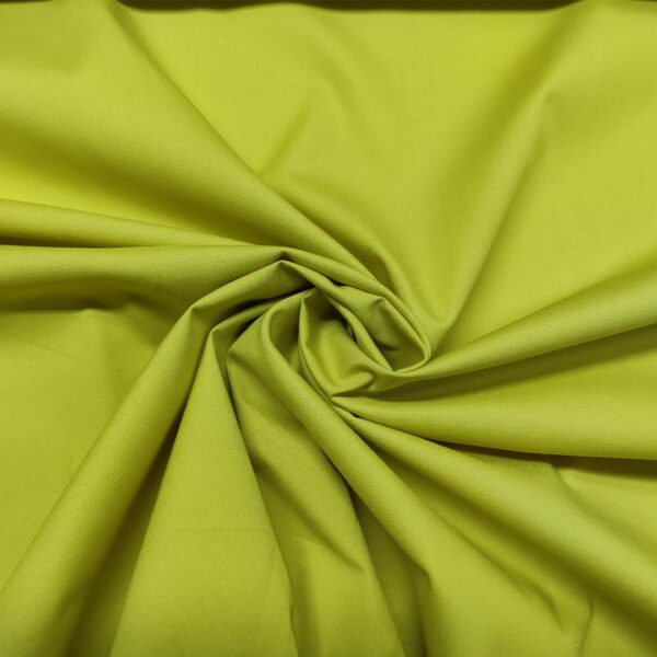 Tessuto Popeline di cotone in tinta unita cedro