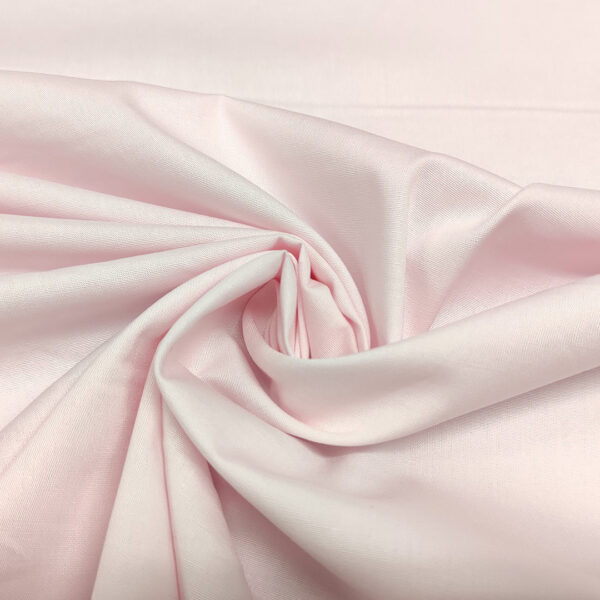 Tessuto Popeline di cotone in tinta unita rosa