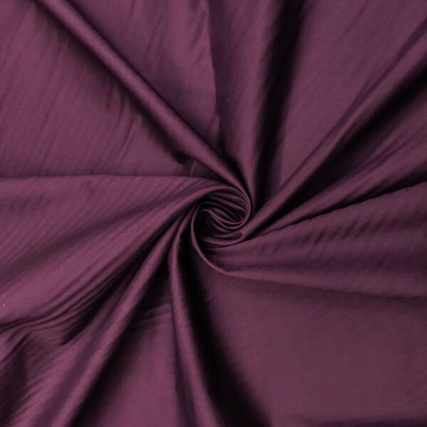 Tessuto Popeline di cotone in tinta unita melanzana