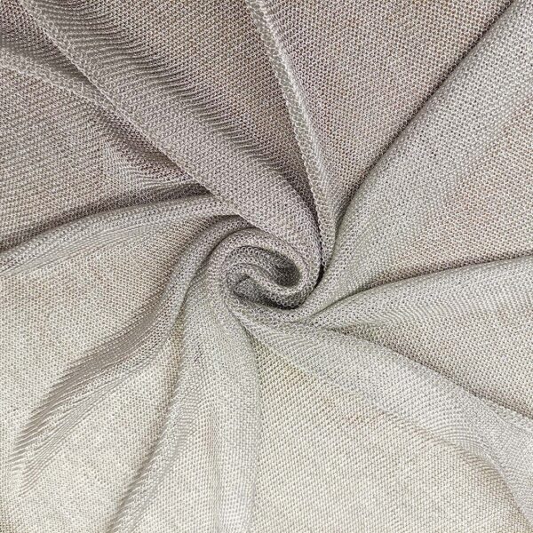 Tessuto Rete elasticizzato tinta unita argento