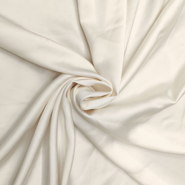 Tessuto Satin di viscosa tinta unita champagne