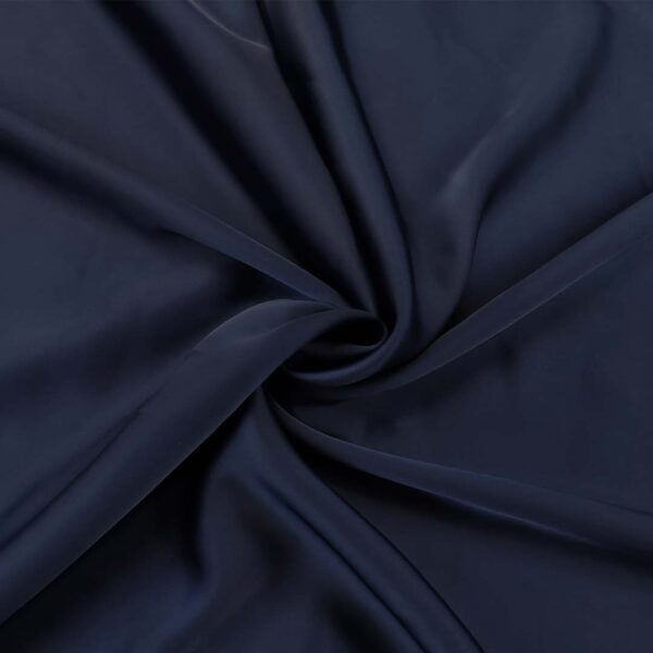 Tessuto Satin tinta unita blu