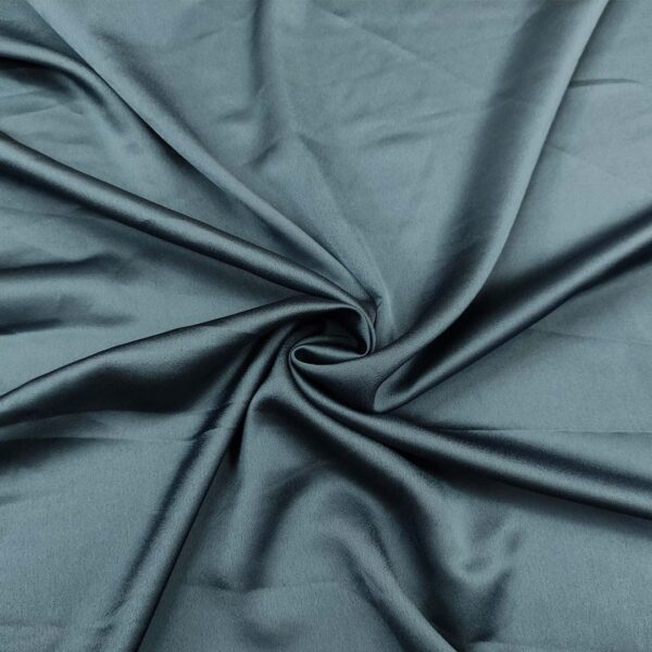 Tessuto Satin leggero elasticizzato tinta unita avio
