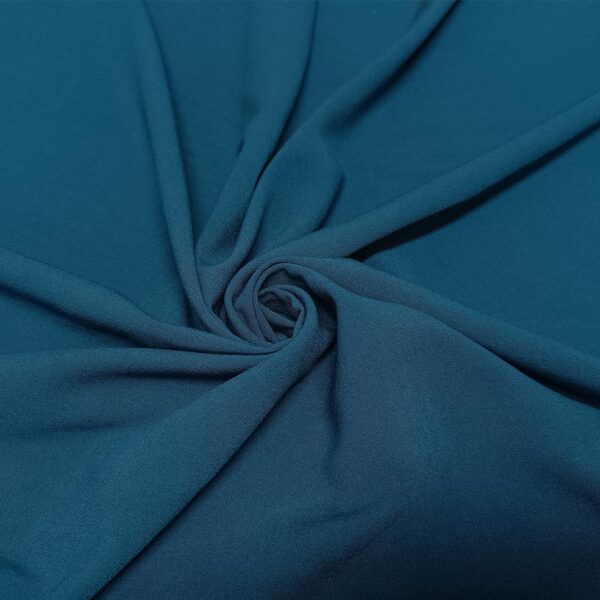 Tessuto triplo Cady mano lana tinta unita verde ottanio