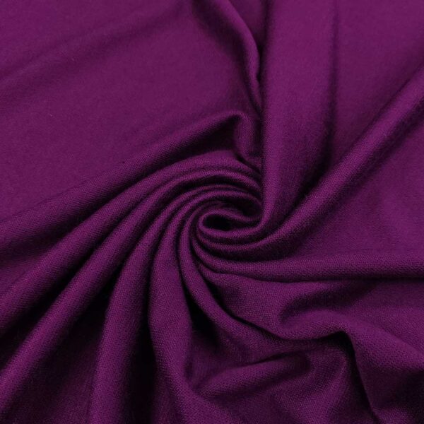 Tessuto Maglia Mano Cashmere tinta unita viola