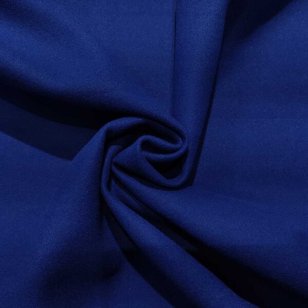 Tessuto per cappotto Panno a maglia tinta unita blu elettrico