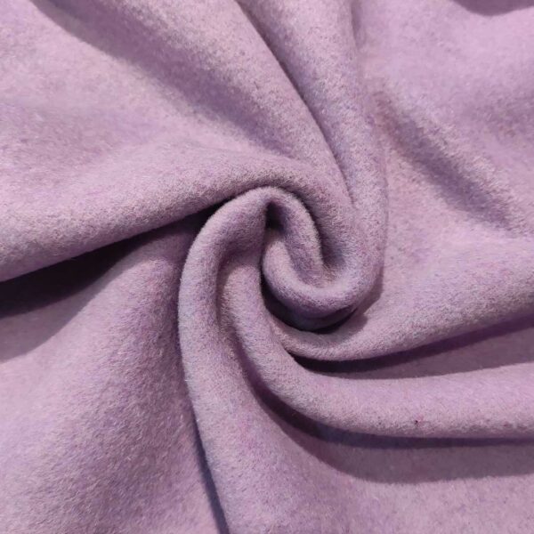 Tessuto per cappotto Panno tinta unita lilla