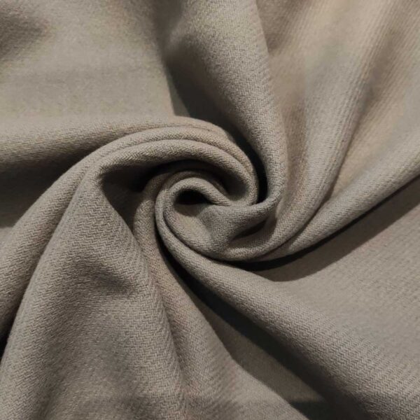 Tessuto per cappotto Panno tinta unita tortora