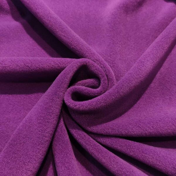 Tessuto per cappotto tinta unita viola chiaro