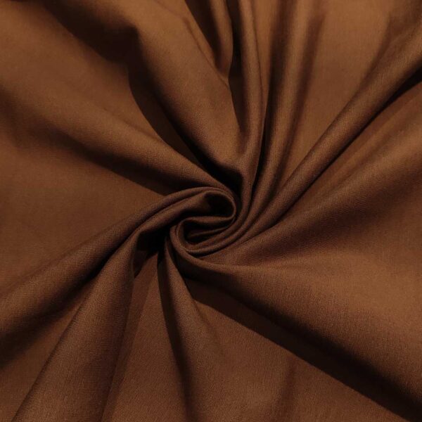 Tessuto Punto Milano tinta unita cammello scuro