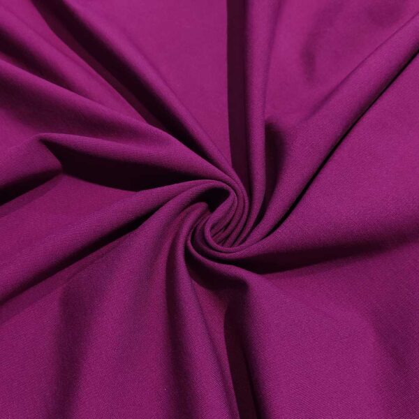 Tessuto Punto Milano tinta unita ciclamino