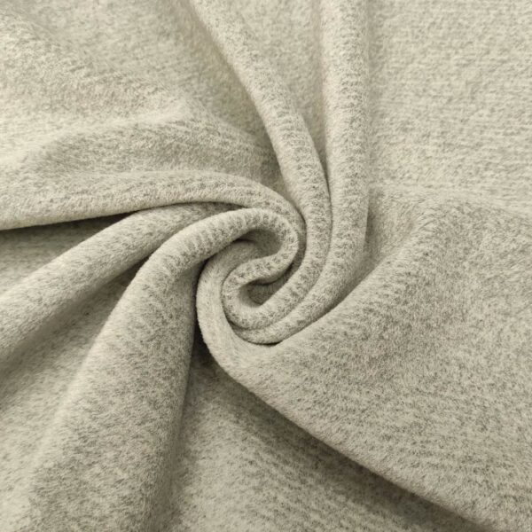 Tessuto per cappotto tinta unita grigio