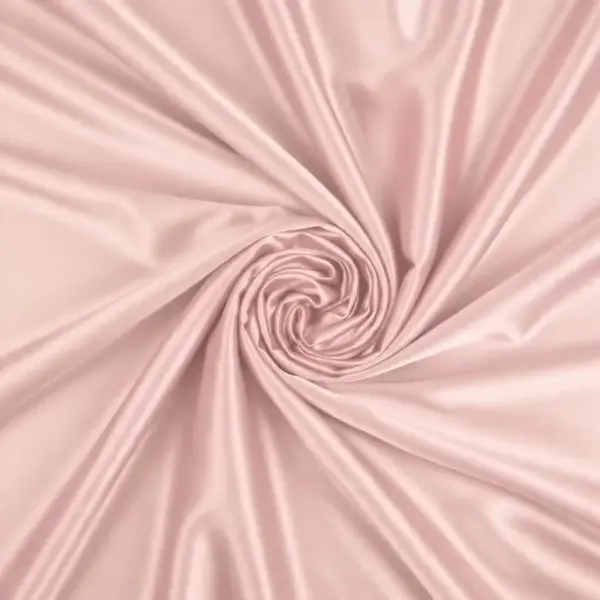 Crepe satin a tinta unita elasticizzato rosa cipria