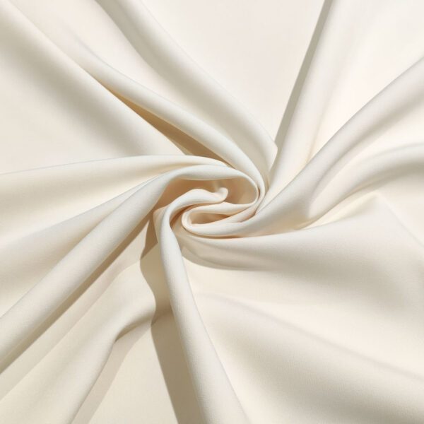 Tessuto Cady Elasticizzato tinta unita panna