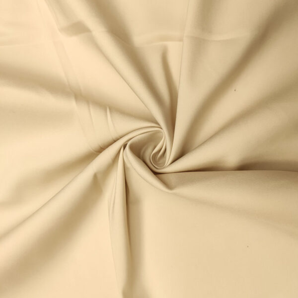 Tessuto Cady Cotton Elasticizzato tinta unita beige