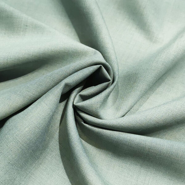 Tessuto fresco lana in tinta unita verde salvia