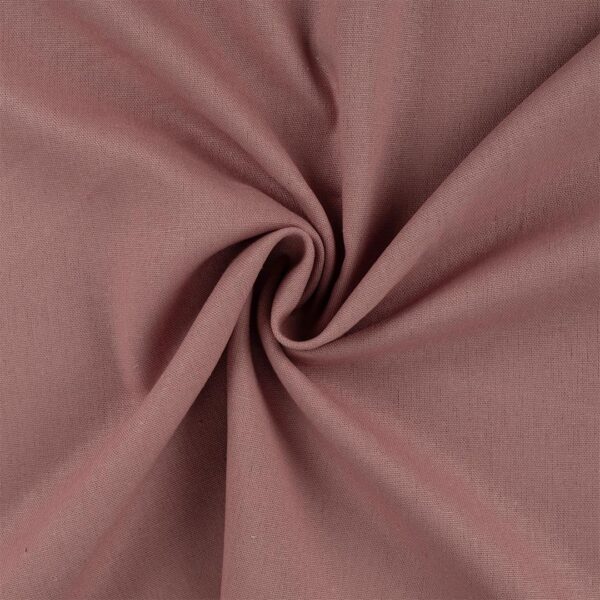 Tessuto Misto Lino tinta unita rosa antico