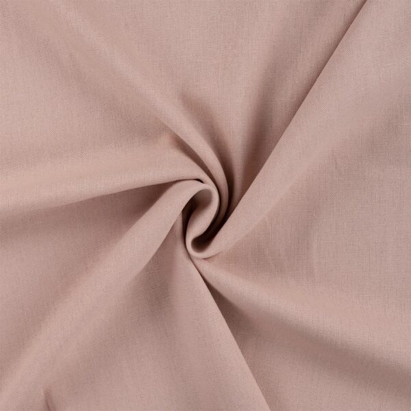 Tessuto Misto Lino tinta unita rosa polvere
