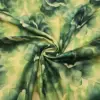 Tessuto Rasatello di cotone salvia eucalipto cedro motivo floreale iaiatessuti