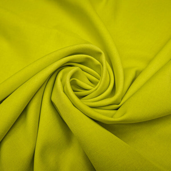 Tessuto Cady Elasticizzato effetto melange tinta unita lime
