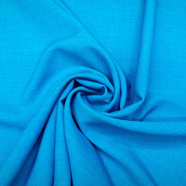 Tessuto Cady Elasticizzato effetto melange tinta unita turchese